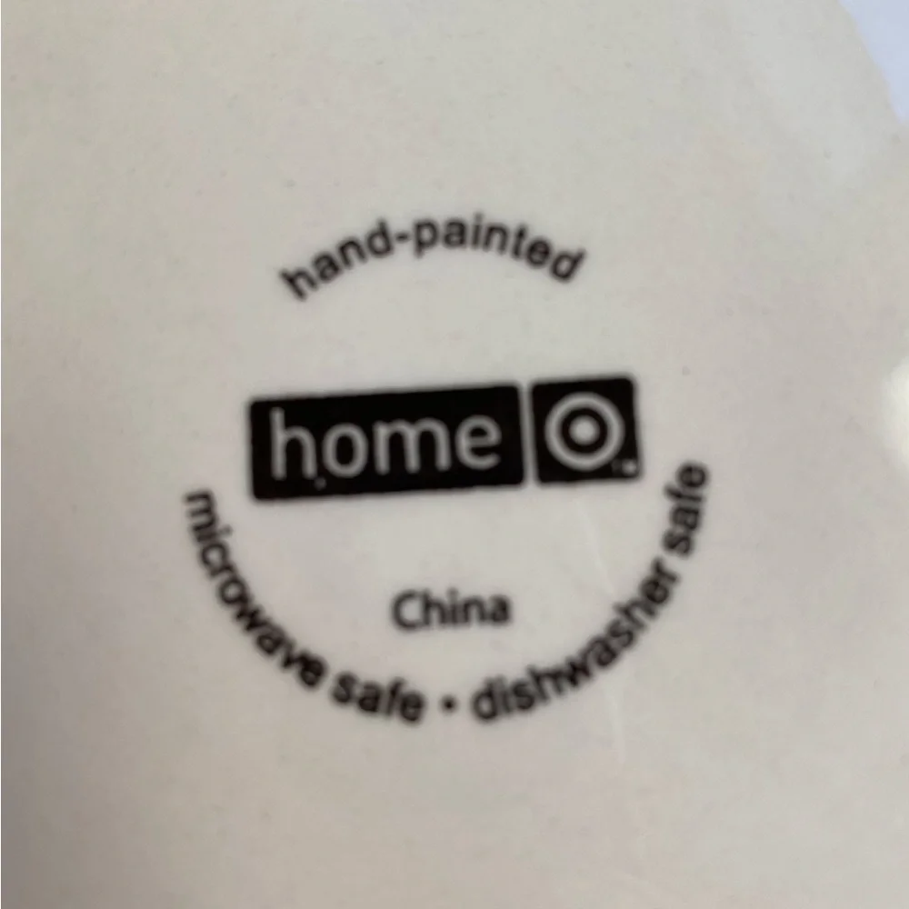 Target Home WINTER Frost Snowman Couple, 10.75 inch dinner plate, blue
